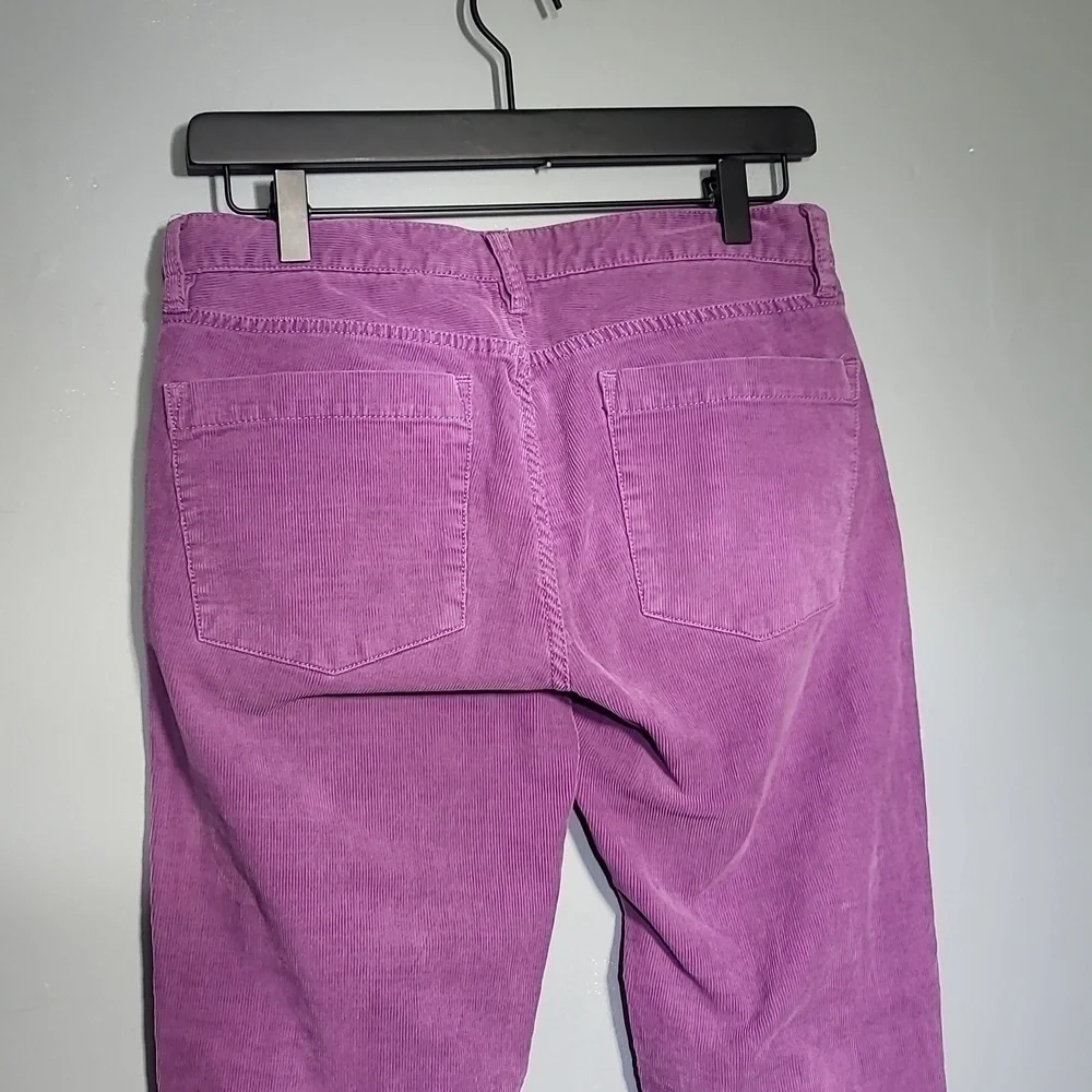 J. CREW Matchstick Lavender Pastel Goth Aesthetic Corduroy Straight Leg Pants